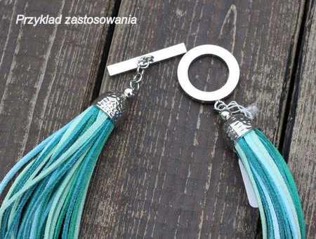 Tulejka metalowa srebrna 20x18mm