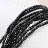 Spinel czarny oponka fasetowana 4x3mm [sznur 39cm]