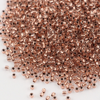 Toho Round 11/0 Copper-Lined Crystal [10g]