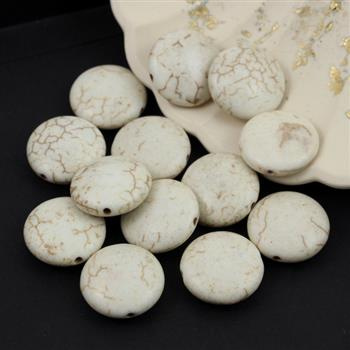 Howlit marmurkowy moneta 12mm