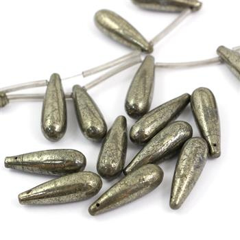 Piryt złoty kropla 25x8mm