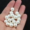 Round Beads Snowy White 10mm