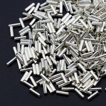 Miyuki Bugle #2 Galvanized Silver 6mm [5g]