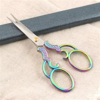 Nożyczki do haftu kolorowe 13cm
