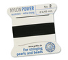 Griffin Nici nylonowe z igłą black 0,45mm [2m]