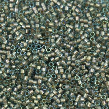 Miyuki Delica 11/0 Fancy Lined Blue Silver [5g]