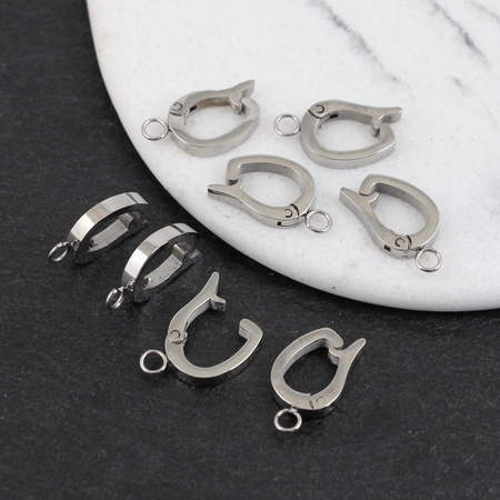 Krawatka wymienna do zawieszek stal szlachetna 12x8mm