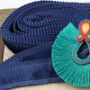 Frędzle na taśmie krótkie denim [20cm]