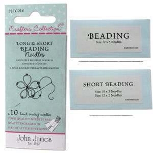 Igły do koralików 10szt Crafter's Collection John James