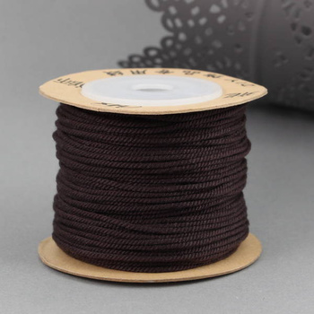 Sznurek nylonowy AA ciemny brązowy 1,2mm [szpula 35m]