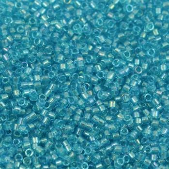 Miyuki Delica 11/0 Fancy Lined Aqua [5g]