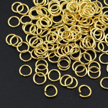 Ogniwo otwarte złote 7x0,9mm [50szt]