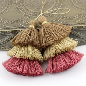 Chwost potrójny beż mix 75x40mm