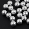 Round Beads Aluminium Silver 10mm [8szt]
