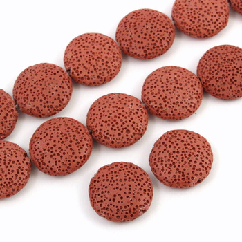 Lawa wulkaniczna ceglasta moneta 22mm