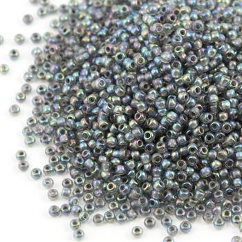 Toho Round 11/0 Inside-Color Rainbow Gray/Opaque Gray-Lined [10g]
