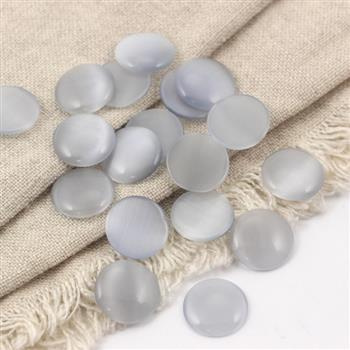 Kaboszon kocie oko okrągły szary 14mm