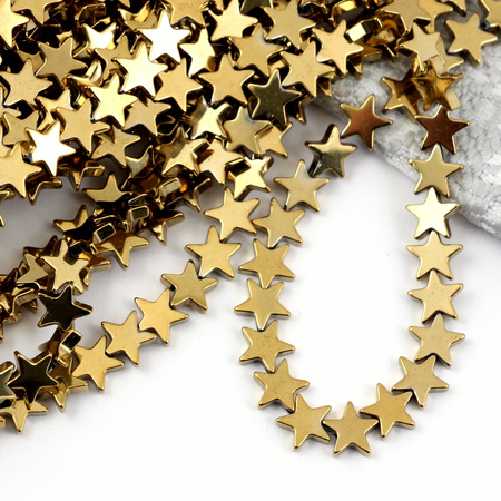 Hematyt złoty gwiazdka 8mm