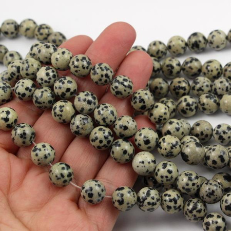 Jaspis dalmatyński kula gładka 8mm
