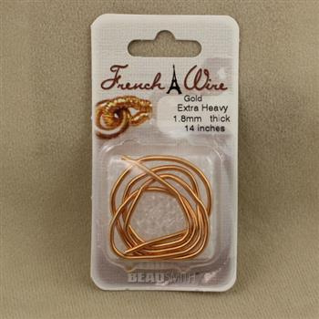 Drut francuski złoty 1,8mm/35cm