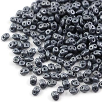 SuperDuo 2.5x5mm Matte Hematite [5g]