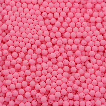 Round Beads Bondeli Pink 4mm [50szt]