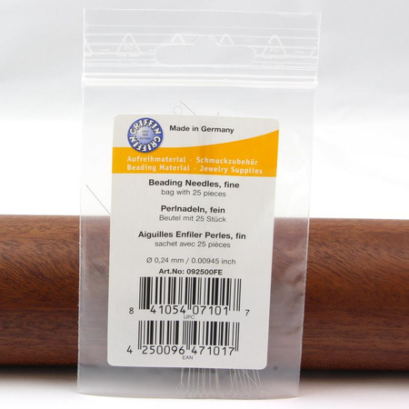 Griffin Igły do pereł skręcane 0,24mm/25szt