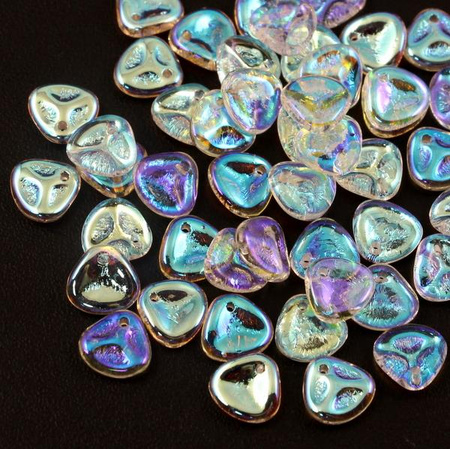Rose Petals 8x7mm Crystal AB [10szt]