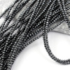 Hematyt grafitowy kula fasetowana 3mm [sznur 39cm]