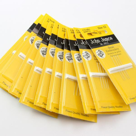 Igły do koralików John James-D 3,2cm No12