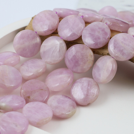 Kunzyt moneta gładka 15mm