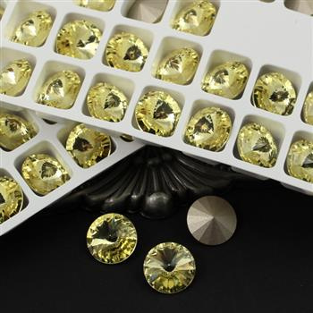 Preciosa Rivoli Maxima Jonquil 12mm [2szt]