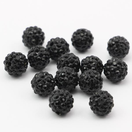 Kula cyrkoniowa czarna kula 10mm