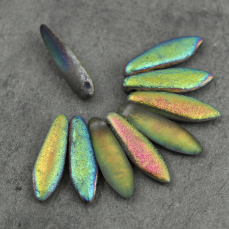 Dagger Crystal Etched Vitrail 5x16mm [10szt]