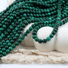 Malachit naturalny kula gładka 4mm [sznur 39cm]