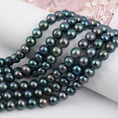 Perła słodkowodna fioletowa kula 10mm