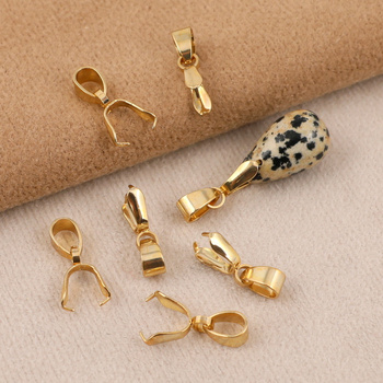 Krawatka z podwieszką stal szlachetna pozłacana 16mm