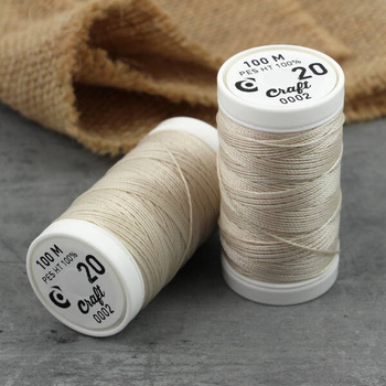 Supermocne nici Craft ivory nr 20 [szpula 100m]