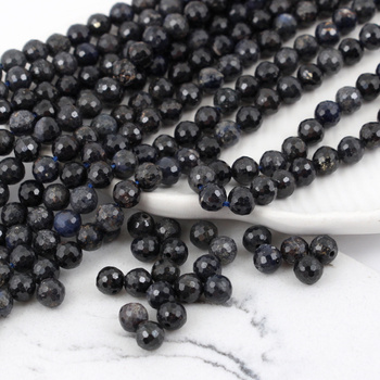 Szafir kula fasetowana 6mm