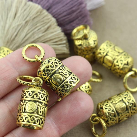 Ozdobna tulejka do wklejania złota 20x13mm