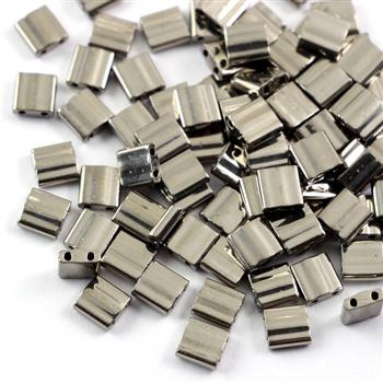 Miyuki Tila Beads 5x5x1,9mm Nickel Plated [30szt]