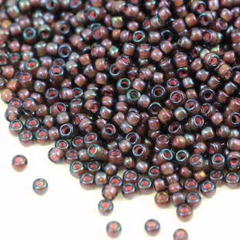 Toho Round 8/0 Inside-Color Amethyst/Pink-Lined [10g]