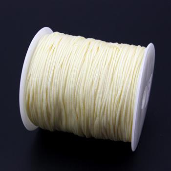 Sznurek nylonowy do makramy kremowy 1,4mm [szpula 130m]