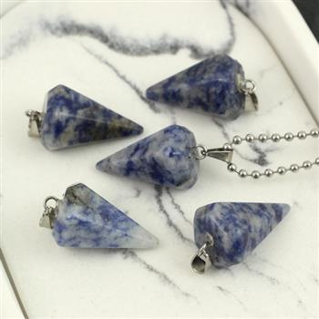 Sodalit zawieszka wahadełko 24x15mm