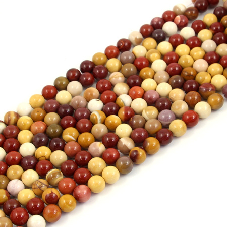 Jaspis mokait kula gładka 10mm