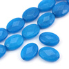 Jadeit owal fasetowany niebieski 18x13mm