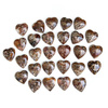 Kaboszon jaspis serce 32x30x8mm losowy wybór