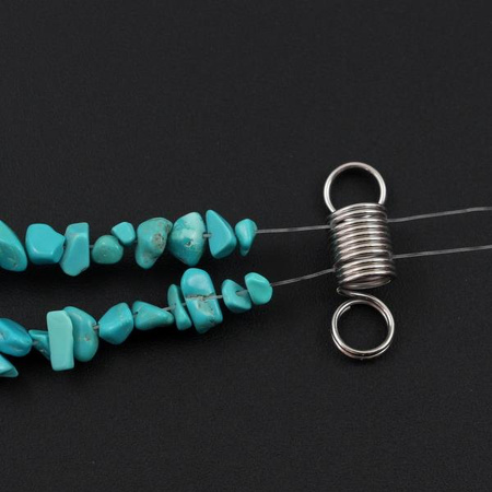 Stoper do zabezpieczania nawleczonych koralików