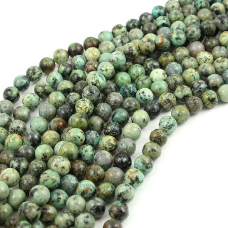 Turkus afrykański kula gładka 10mm