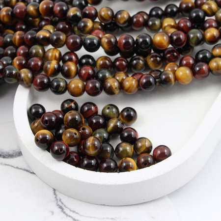 Tygrysie bawole sokole oko kula gładka 8mm